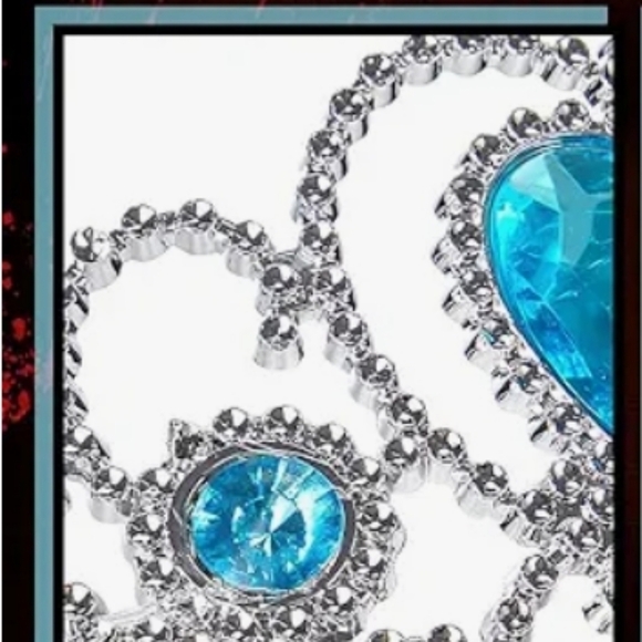 Liitrish Zombie Prom Queen Costume Dress Crown Sash Rose Bracelet Size M 8-10yrs - Picture 6 of 8